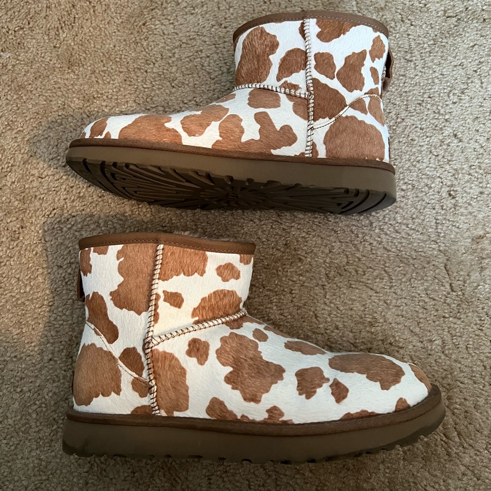 Cow print Uggs